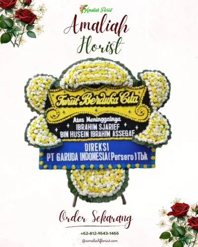 Papan Bunga Duka di Sukagalih